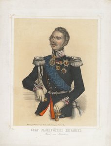 Portrett av Ivan Fyodorovich Paskevich, greve av Erivan, visekonge av kongeriket Polen, 1850 av Unbekannt