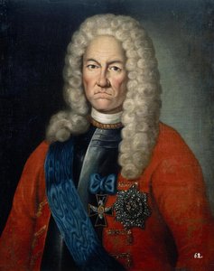 Portrett av Jacob Daniel Bruce 1669-1735, første tredjedel av 1700-tallet av Unbekannt