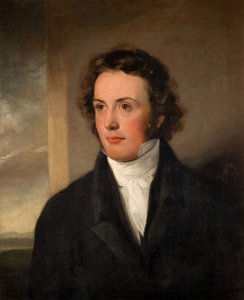 Portrett av James Tibbetts Willmore 1800-63, 1830. av Unbekannt