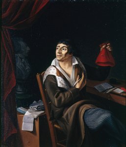 Portrett av Jean-Paul Marat 1743-1793, ca. 1793. av Unbekannt