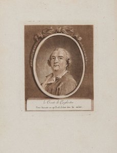 Portrett av Joseph Balsam, greve av Cagliostro, 1700-tallet. av Unbekannt