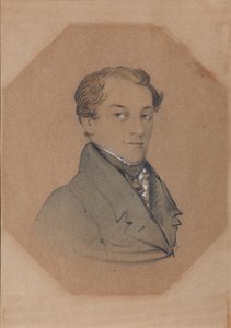 Portrett av Kondraty Fyodorovich Ryleyev 1795-1826, første kvartal av 1800-tallet av Unbekannt