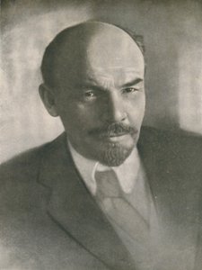 Portrett av Lenin, ca 1920-tallet, 1939. av Unbekannt