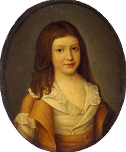 Portrett av Louis-Charles, Prince Royal of France 1785-1795, tidlig på 1790-tallet. av Unbekannt