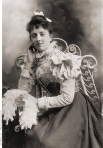 Portrett av Lucy Maud Montgomery 1874-1942, 1891 av Unbekannt