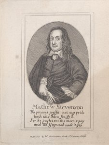 Portrett av Mathew Stevenson, slutten av 1700-begynnelsen av 1800-tallet. av Unbekannt