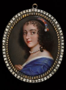 Portrett av Ninon de Lenclos 1620-1705, tidlig på 1700-tallet. av Unbekannt