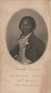 Portrett av Olaudah Equiano kjent Gustavus Vassa 1745-1797, 1789. av Unbekannt