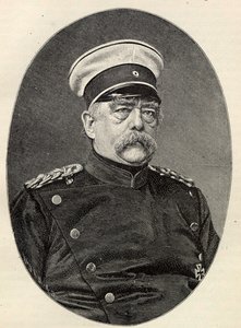 Portrett av Otto von Bismarck 1815-1898. av Unbekannt