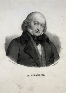 Portrett av Pierre-Jean de Béranger 1780-1857. av Unbekannt