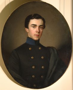 Portrett av prins Alexander Mikhailovich Golitsyn 1838-1919, 1850-tallet av Unbekannt