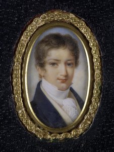 Portrett av prins Dmitrij Petrovitsj Volkonskij 1805-1859, første kvartal av 1800-tallet av Unbekannt