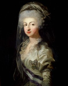 Portrett av prinsesse Carolina Maria Teresa Giuseppa av Parma 1770-1804, slutten av 1700-tallet
