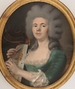 Portrett av Rosalie Dugazon 1755-1821, 1787. av Unbekannt