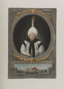 Portrett av Sultan Mustafa III 1717-1774, 1815 av Unbekannt