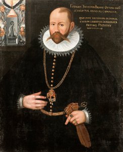 Portrett av Tycho Brahe 1546-1601, 1596. av Unbekannt