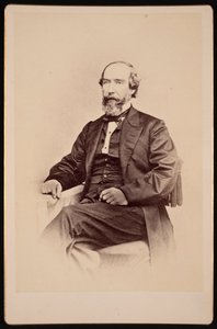Portrett av Walter Lenox 1817-1874, før 1874. av Unbekannt