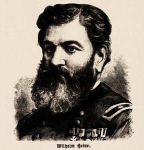 Portrett av Wilhelm Heine 1827-1885, 1886. av Unbekannt