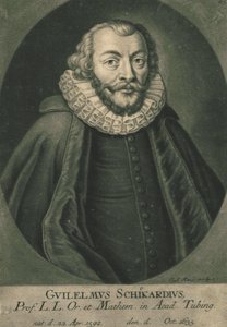 Portrett av Wilhelm Schickard 1592-1635. av Unbekannt