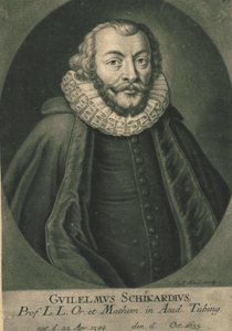 Portrett av Wilhelm Schickard 1592-1635. av Unbekannt