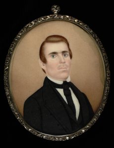Portrett av en gentleman, ca. 1850. av Unbekannt