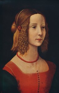 Portrett av en jente, c1490, c1915 av Unbekannt