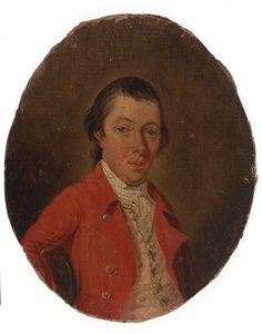 Portrett av en mann, ca. 1790. av Unbekannt