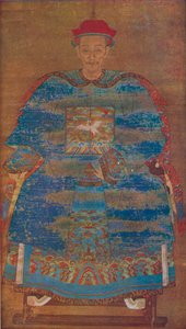 Portrett av en Manchu-statsmann, c1600-tallet av Unbekannt