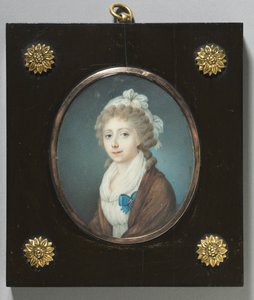 Portrett av en adelskvinne, ca. 1795. av Unbekannt