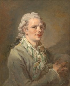 Portrett av en ung mann, muligens ca. 1770. av Unbekannt