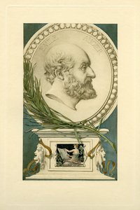 Portrett av Emile Augier 1820-1889. av Unbekannt
