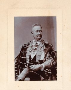 Portrett av pianist og komponist Géza Zichy 1849-1924, 1900-tallet. av Unbekannt