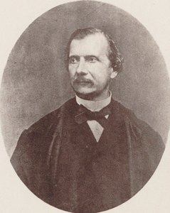 Portrett av komponisten Auguste Mermet 1810-1889. av Unbekannt