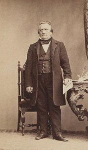 Portrett av komponisten Franz Lachner 1803-1890, ca. 1850. av Unbekannt