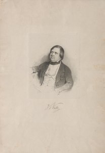 Portrett av komponisten Johann Friedrich Kittl 1806-1868, ca. 1850. av Unbekannt