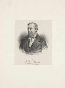 Portrett av komponisten Johann Wilhelm Wilms 1772-1847, 1835. av Unbekannt