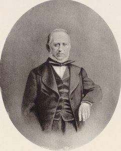 Portrett av komponisten Saverio Mercadante 1795-1870. av Unbekannt