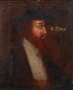 Portrett av den danske kong Christian II, um 1700 av Unbekannt