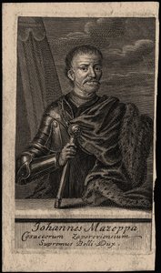 Portrett av Hetman Ivan Mazepa 1639-1709, tidlig på 1700-tallet. av Unbekannt