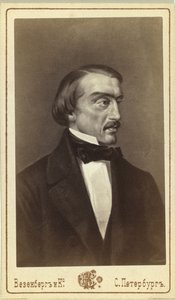 Portrett av litteraturkritikeren og filosofen Vissarion G. Belinsky 1811-1848 av Unbekannt