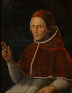 Portrett av paven Adrian VI 1459-1523, ca. 1630. av Unbekannt