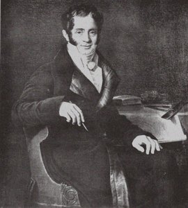 Portrett av arkitekten Carlo Rossi 1775-1849 etter Ch. Mitoire av Unbekannt