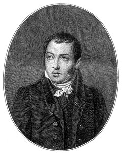 Portrett av forfatteren Faddei Bulgarin 1789-1859, 1828 av Unbekannt