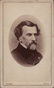 Portrett av komponisten Ambroise Thomas 1811-1896, 1860-årene. av Unbekannt