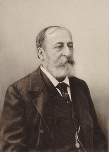 Portrett av komponisten Camille Saint-Saëns 1835-1921, 1900. av Unbekannt