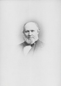Portrett av komponisten Edward John Hopkins 1818-1901. av Unbekannt