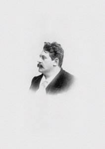 Portrett av komponisten Eugen Lindner 1858-1915. av Unbekannt