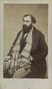 Portrett av komponisten Ferdinand Poise 1828-1892, ca. 1875. av Unbekannt