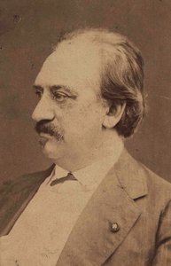 Portrett av komponisten Friedrich von Flotow 1812-1883, ca. 1880. av Unbekannt