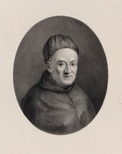 Portrett av komponisten Giovanni Battista Martini 1706-1784. av Unbekannt
